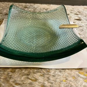 Vintage Cigar Ashtray by Stephen Schlanser, signed Studio Art Glass 1997